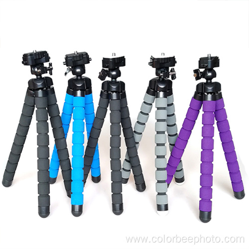 Flexible sponge octopus middle camera tripod